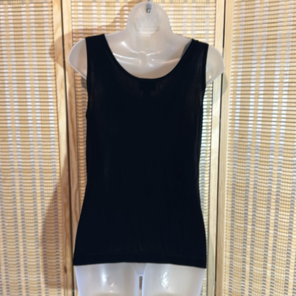 Chico's Travelers Two Piece Black Tank Top With Black Cardigan Sequins Small 1 - Picture 11 of 16